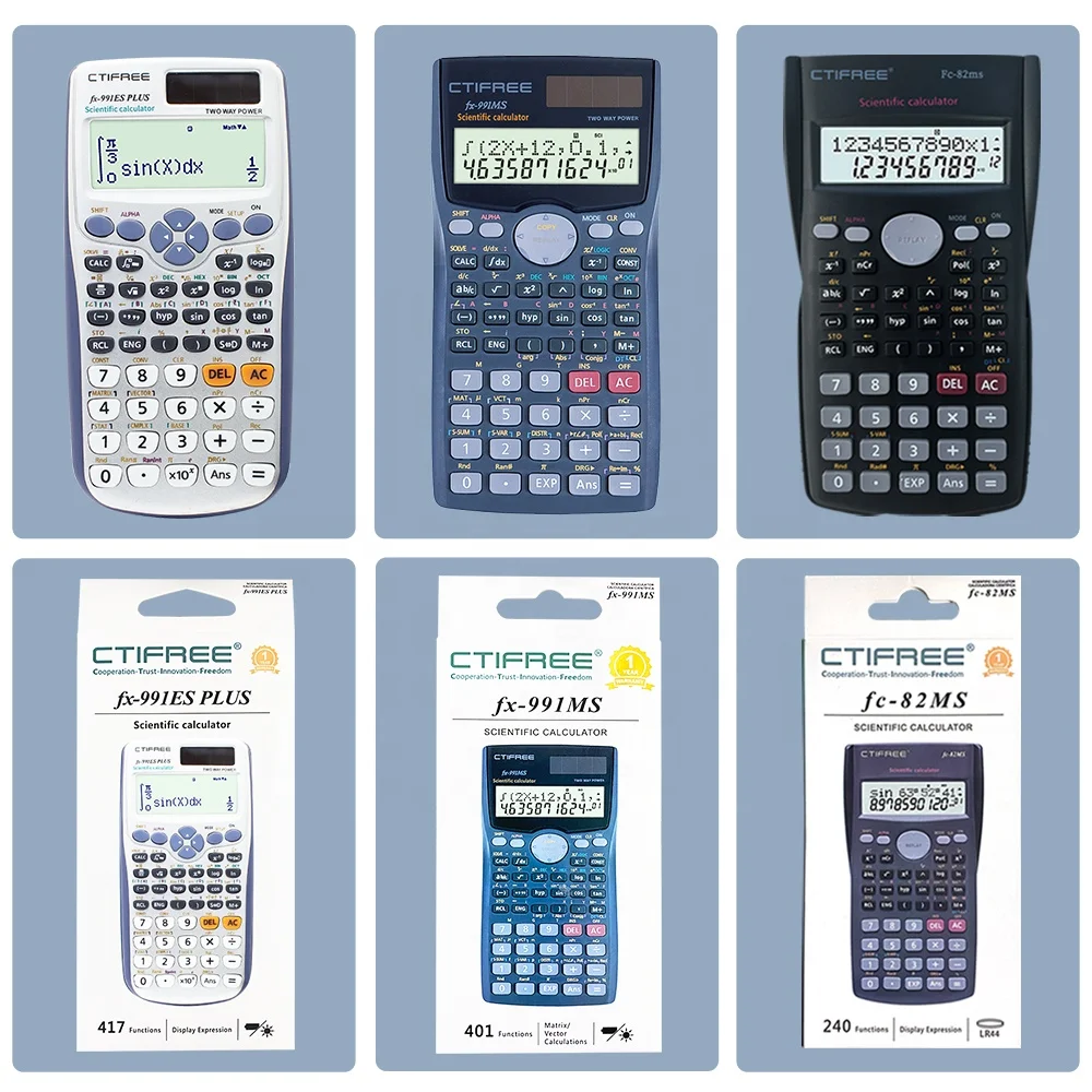 FX 991ES Plus 417 Functions Multifunction Function Engineering Calculatrice Scientifique Scientific Calculator College Business