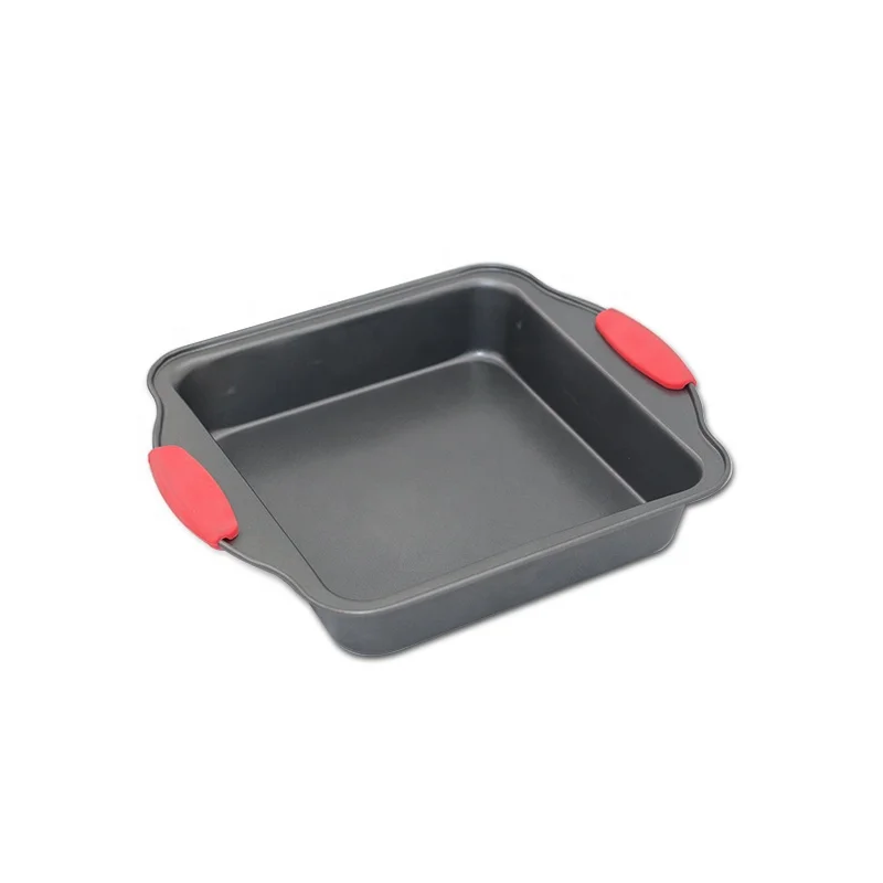 Square Cake Roll Pan Mold Household Roasting Pans Non-stick Bread Cookie Baking Mold With Ears