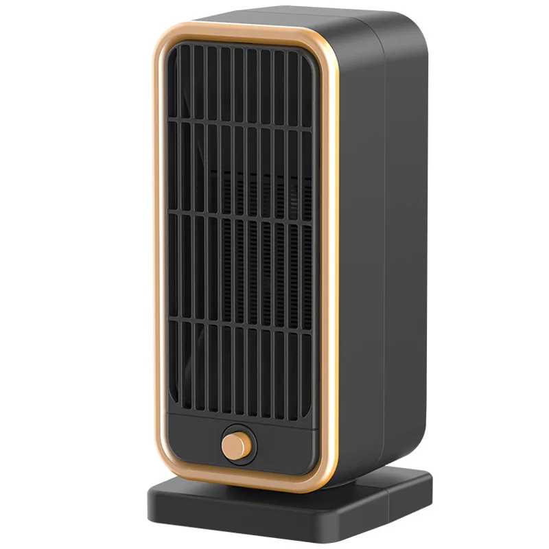 500W Electric Heater for Home Small Portable PTC Heater Tabletop Fan Heater for Room