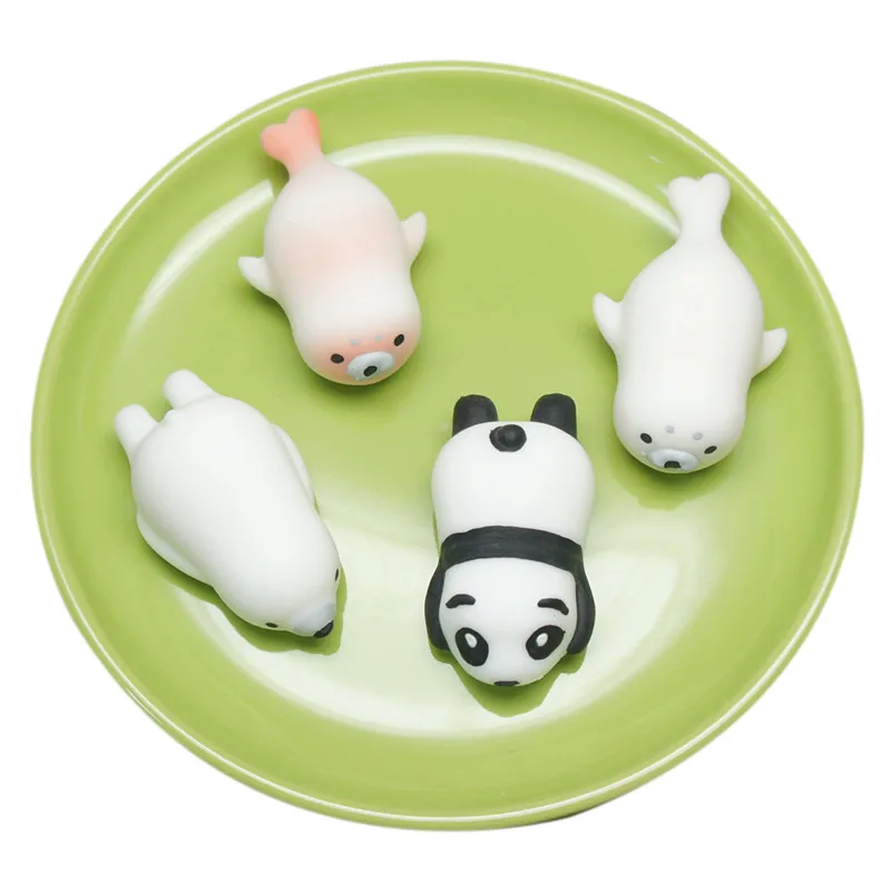 Заводская оптовая продажа по индивидуальному заказу, медленно восстанавливающие форму маленькие игрушки, мягкие резиновые сжимаемые игрушки-животные, Mochi Squishy