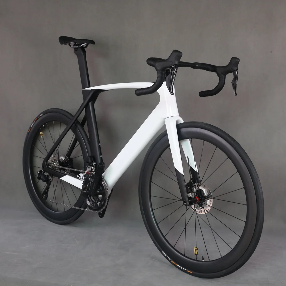 Aero Road Bike TT-X34 Full Internal Cable Disc 24 Speed 105 Di2 Groupset Electronic Shifting Carbon Wheelset