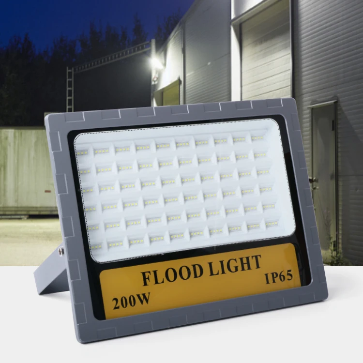 Мощный алюминиевый прожектор с высоким освещением Ip65 Smd2835 портативный квадратный наружный светодиодный 100 ватт