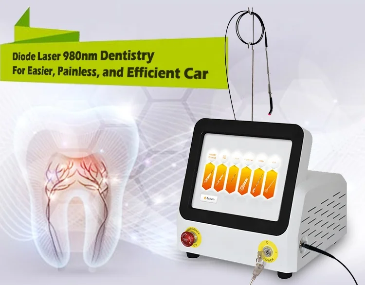 Class iv  980nm surgery gum laser dental Soft tissue cutting,teeth whitening ,Bio-stimulation,Therapy dental laser machine