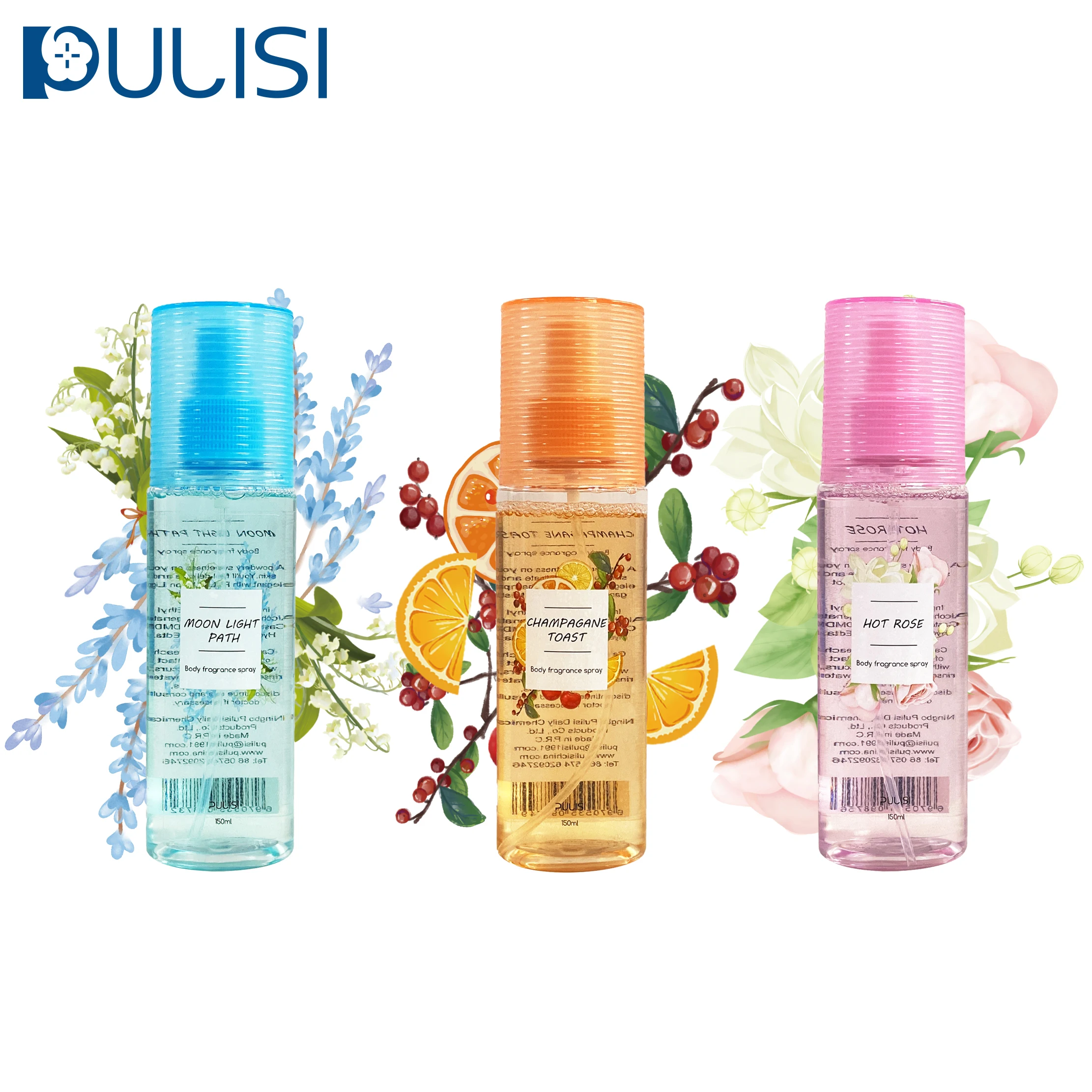 Factory supplier High Quality Body Spray long lasting women Fragrance Deodorant Body Spray Perfume Body Mist