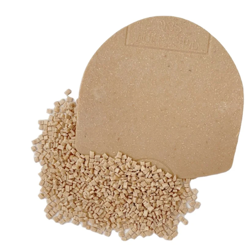 Wood chips polypropylene PP Wood fiber modified material Plastic particles pp semi-degradable wood products