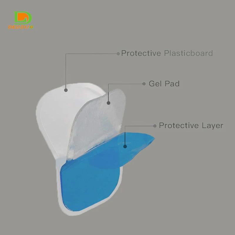 Silicone Conductive Rubber Tens Abs Stimulator Gel Pads For EMS Abdominal Arm Leg Muscle Toner Gel Positioning Ems Abs Pads