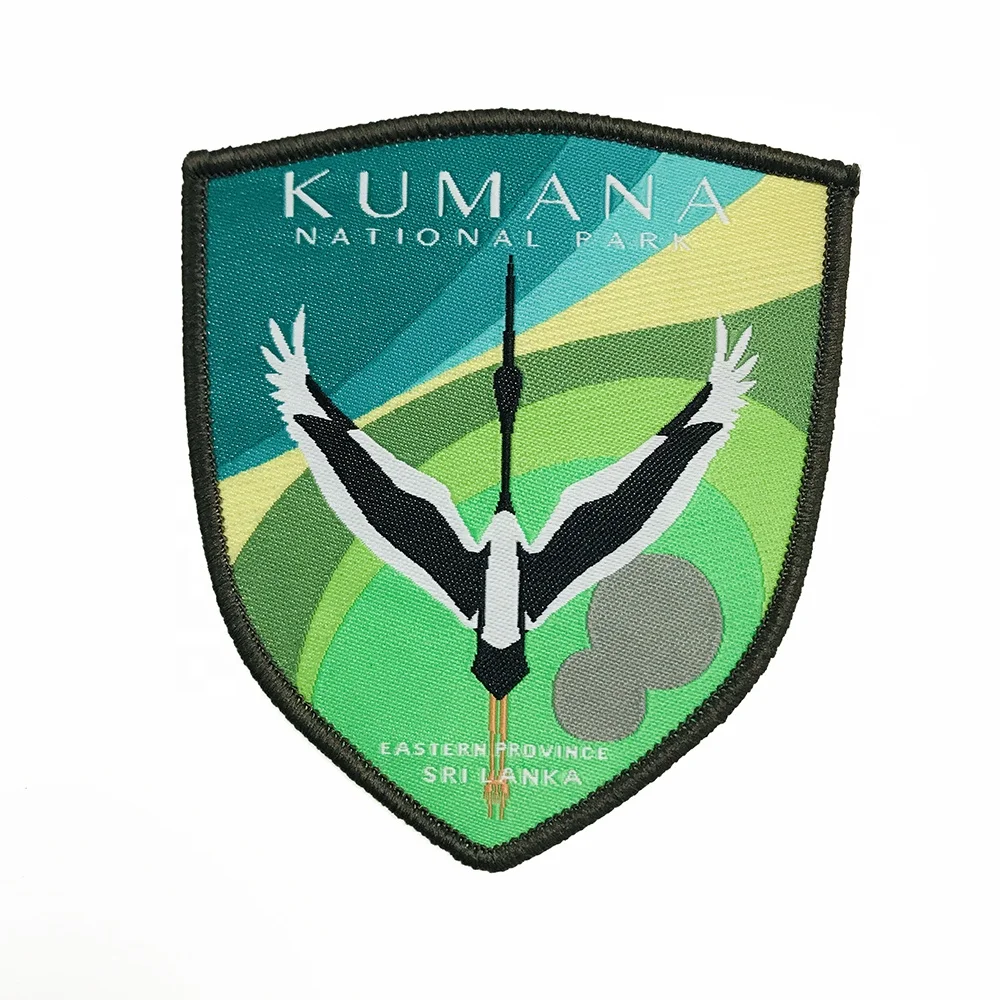 Custom Club Name Logo Woven Badges Patches For Clothing