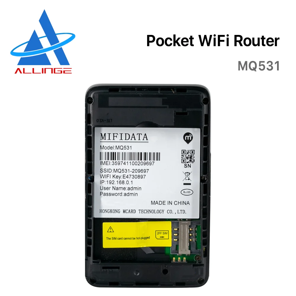 ALLINGE MDZ2548 TELE 2 MQ531 MTC Новая версия Высокое Качество 3G 4G LTE портативный беспроводной разблокированный Wi-Fi