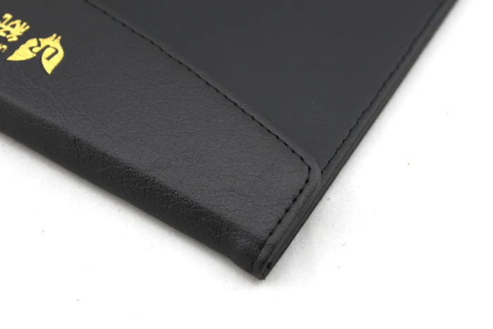 Magnetic PU Leather Office Clipboard Restaurant Hotel Menu Folder Bill Folder Clipboard