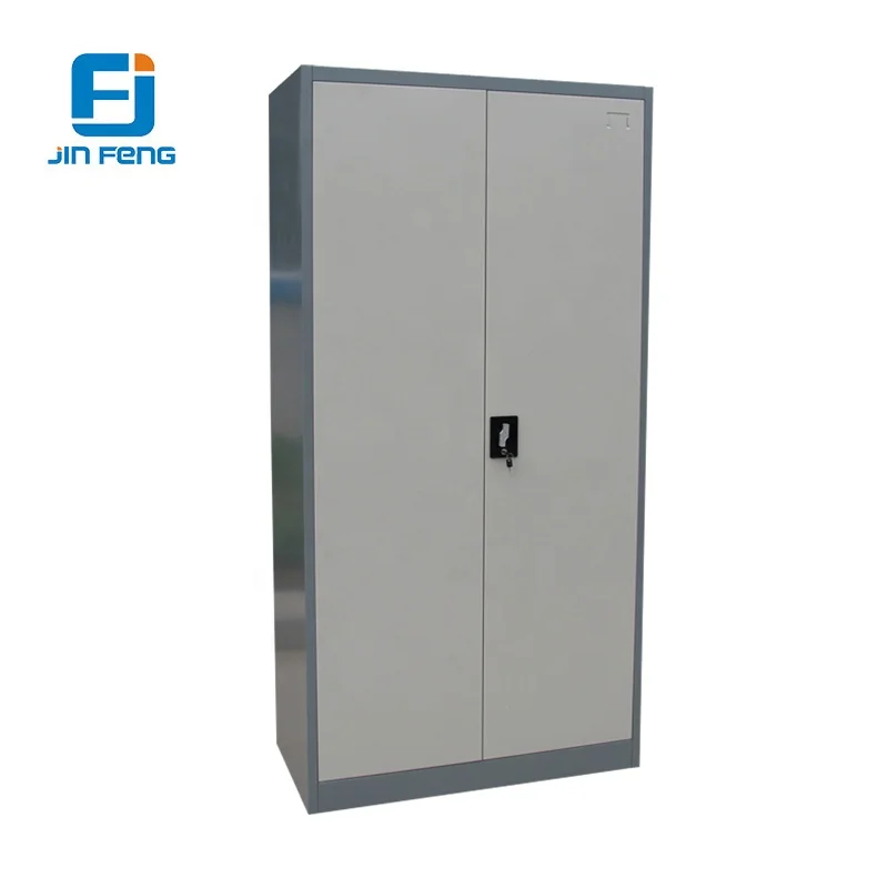 Разборная офисная мебель, металлический шкаф с двумя дверями и шкафом