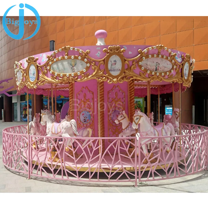 16 seat luxury carousel ride for amusement park