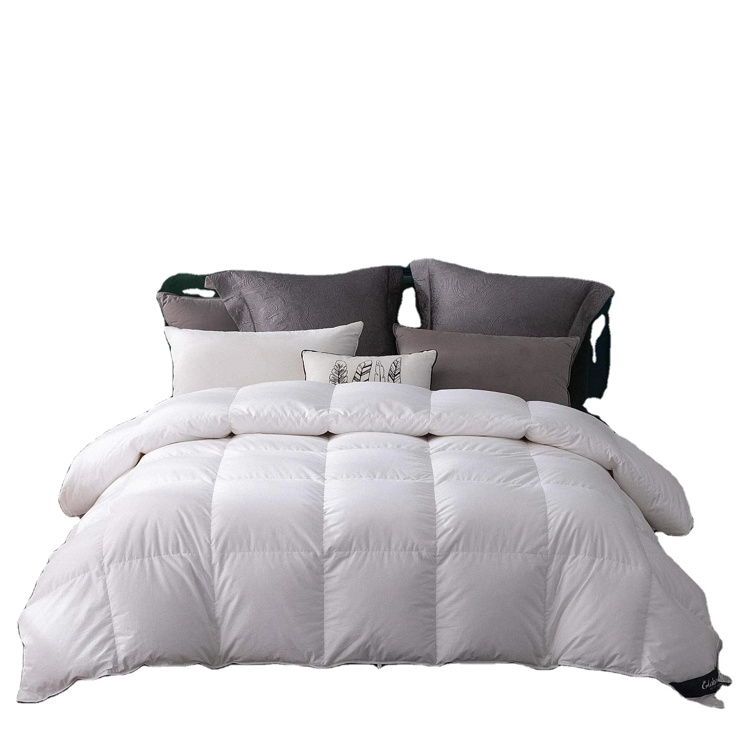 cotton queen size cotton sateen hotel bedding set duvet white and black or customized duvet cover