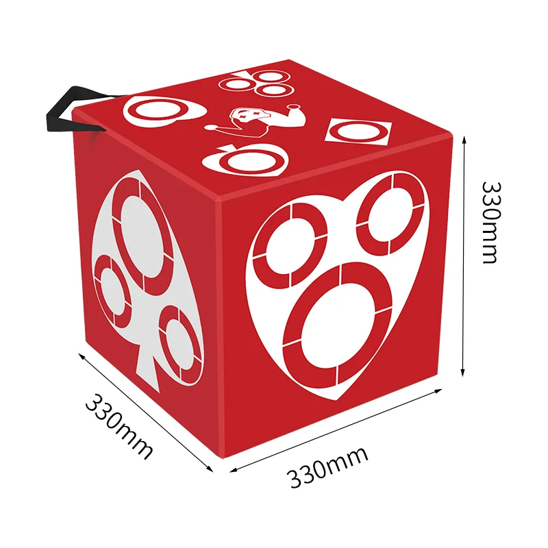 Spring hot selling items can be customized for outdoor training, sports shooting six sided printed arrow targets