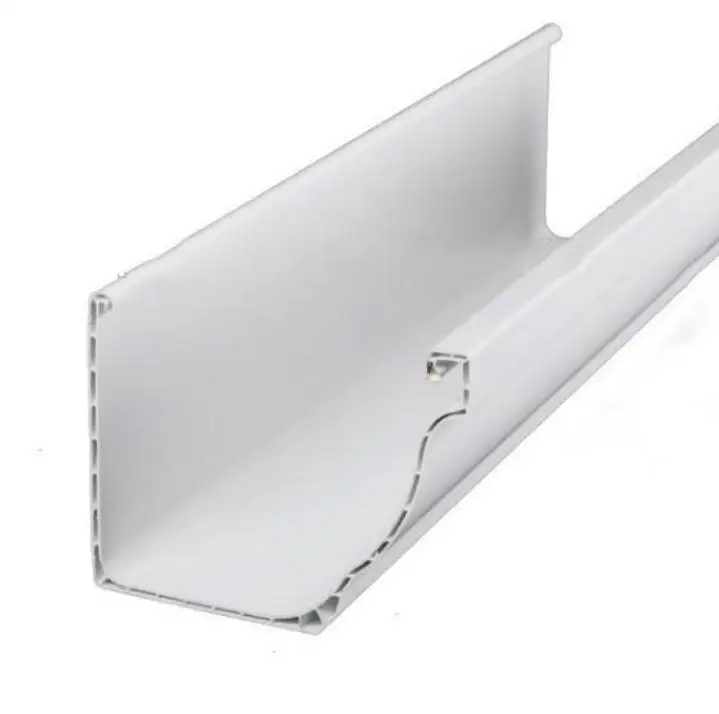 PVC gutters roofing  material roof gutters rainwater collecting tube and pipe resin drain home care productsK style rain drainag