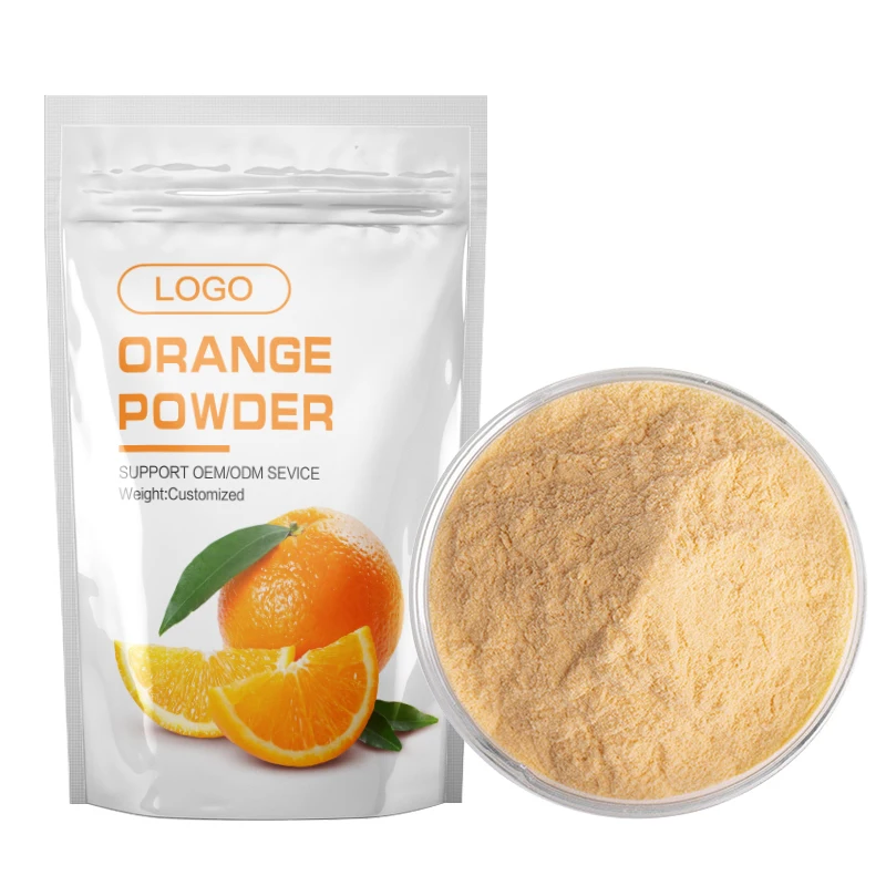 Спрей сушеный оранжевый фруктовый порошок органическое замораживание сушеный оранжевый порошок