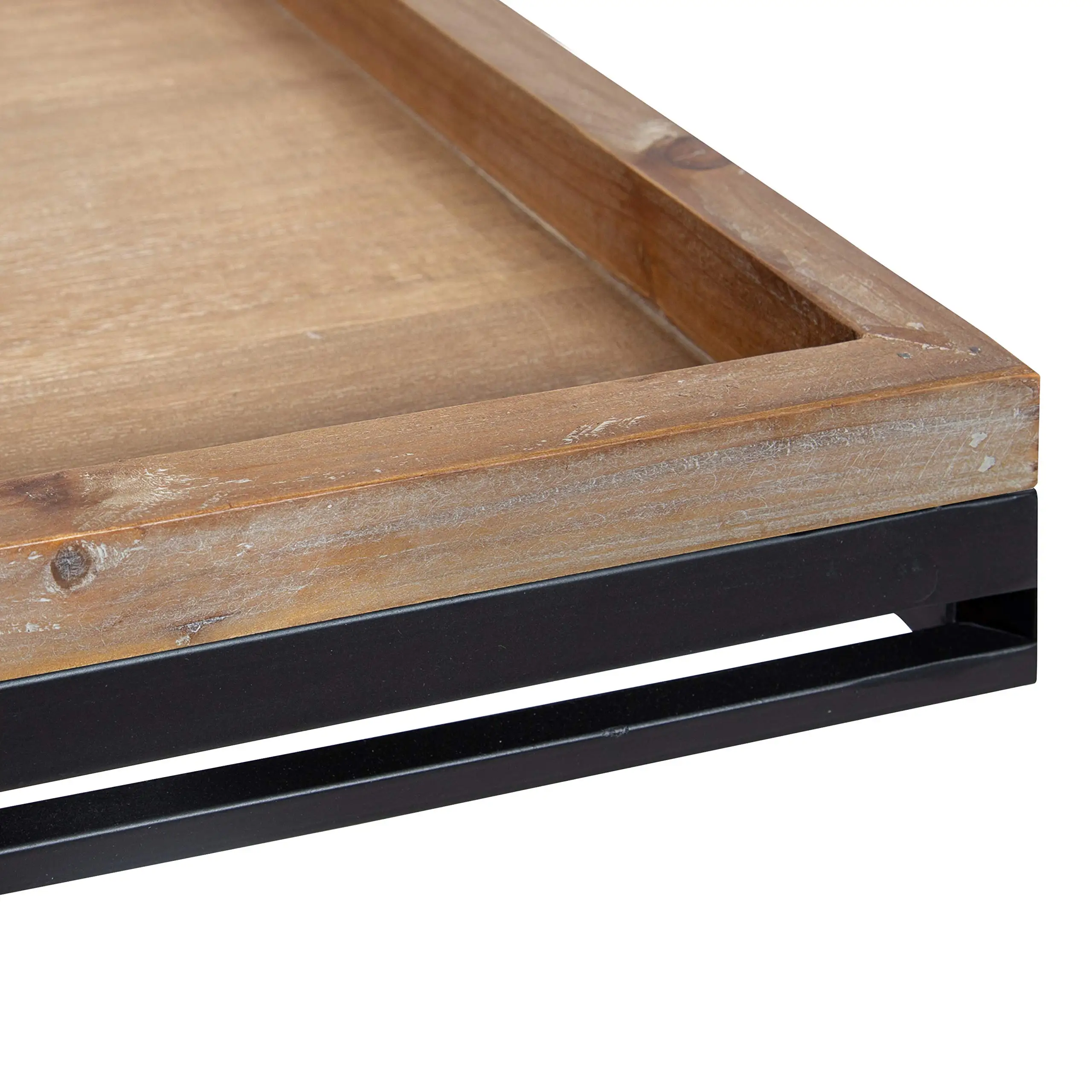 Kitchen Serving Trolley Hotel Cart Trolley Wooden Rolling 2-Tier Bar Cart in Black Finish Entertainment Cart,