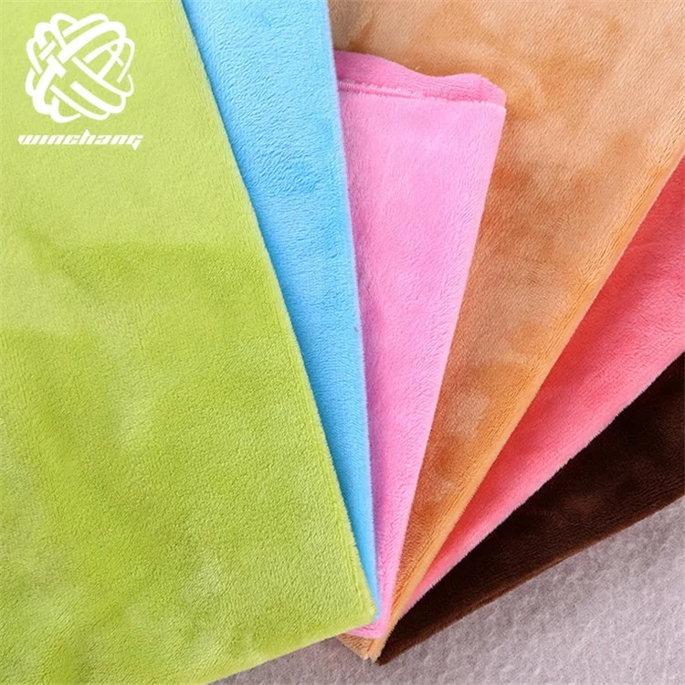 Factory Solid Color Fleece Faux Fur Super Soft Fabric Fake Fur For Garment Toy  Shoes Bag