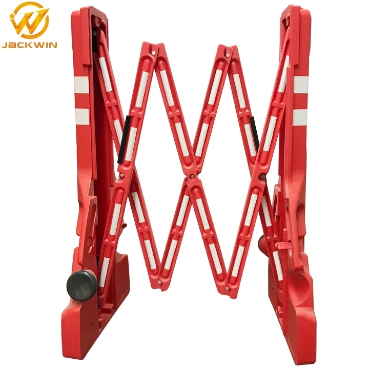 Portable Traffic Road Safety Foldable Plastic Expandable Barricade