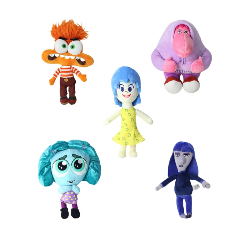 Hot Selling Product 28-33cm Inside Out 2 Plush Toy Soft Movie inside out Stuffed Toys Children Kids Plushie Gifts