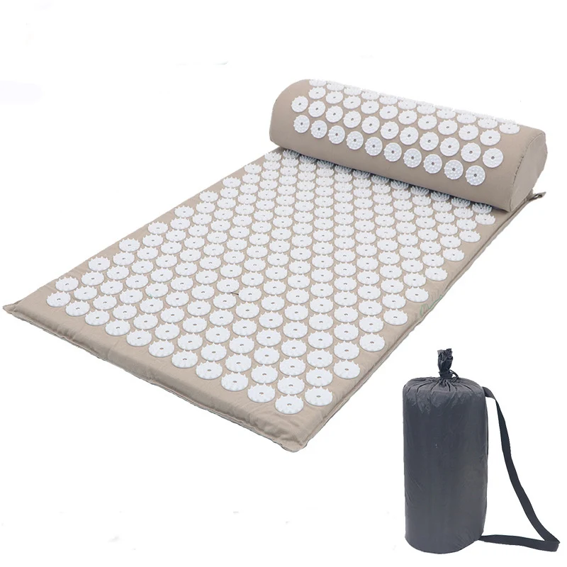Hot Sale Embroidery Organic Material Acupuncture Massage Acupressure Yoga Spike Mat