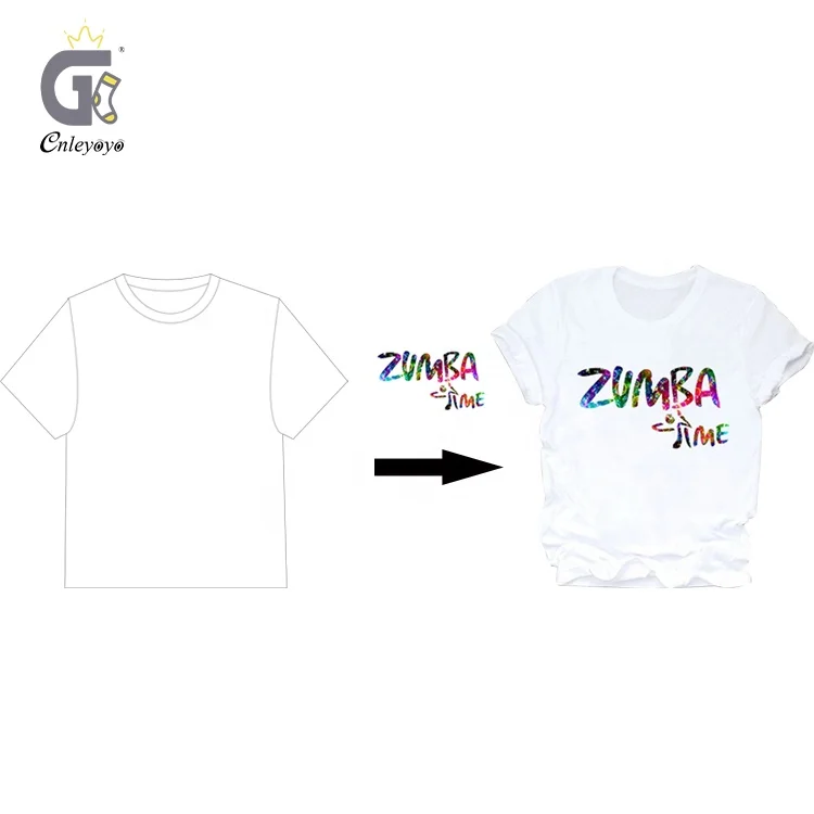 Custom Logo Design Print Sports Zumba Wear Fitness Outfit Fashion Clothes Women T shirts
