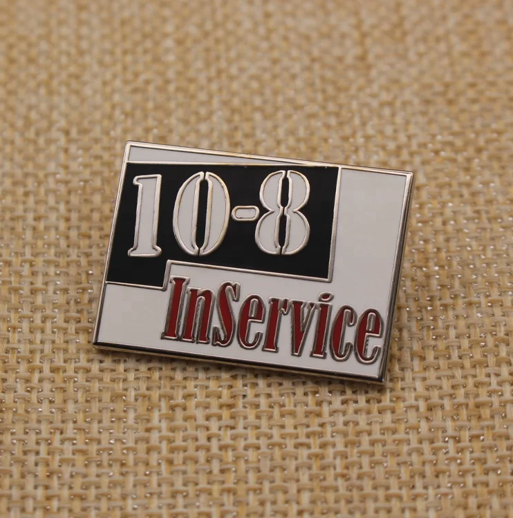 Promotion Cheap Silver Hard Enamel Lapel Pin Badge Custom for Company