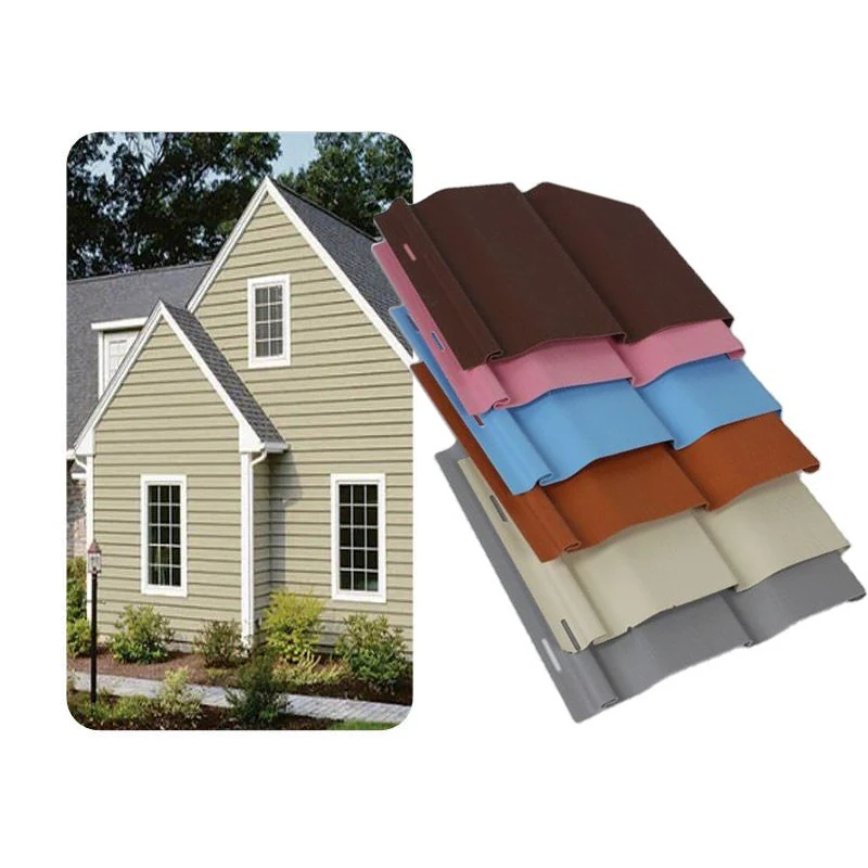 Unique Style Vinyl Siding Exterior Wall Cladding Vertical Planks On Uv Resistant At Wholesale Price
