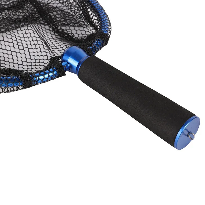 Aluminum alloy anti-hanging landing net belt positioning telescopic fishing net rod landing net