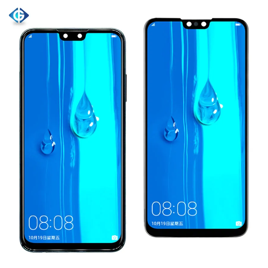 Mobile Phone Y9 2019 LCD for Huawei Y9 2019 LCD Screen with Frame Assembly