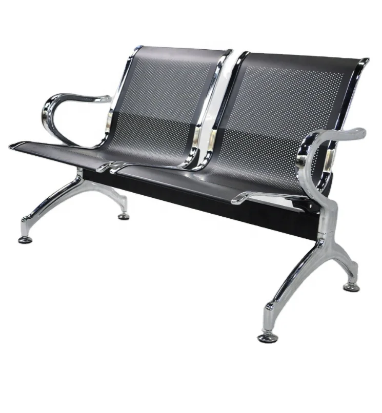 
Customized seats and logo stainless steel Hospital train station airport waiting room chair for public area 