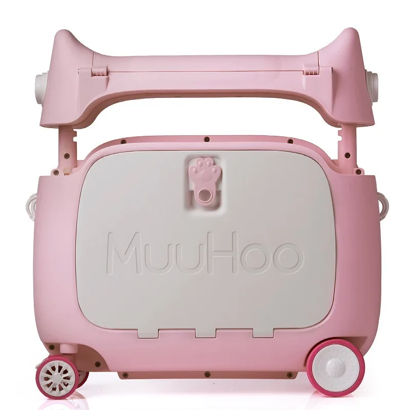 MUUHOO Cute mini Trip suitcase for children for School Travel Cute Strap Kids Bed Box Customized