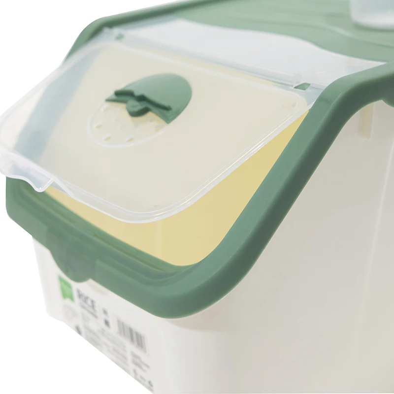 E-friendly  airtight rice container PPkitchen 20kg 25 kg rice storage container