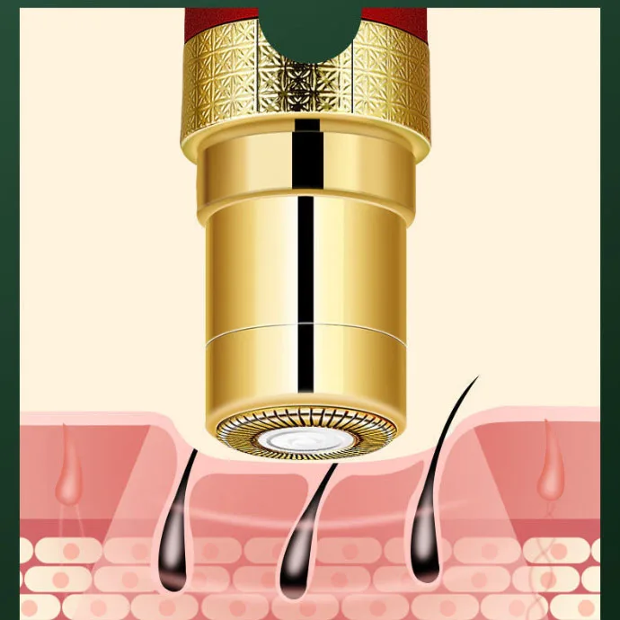 Mini Female Hair Removal Razor Women Body Face Electric Lipstick Shape Shaving Tool Shaver Hair Remover wax for depilation