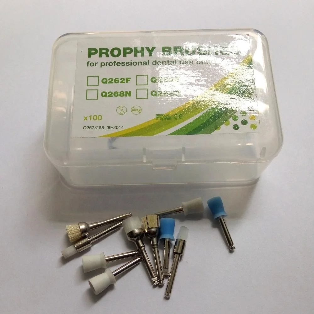 dental Disposable nylon polish Prophy brushes ( for contra angle)