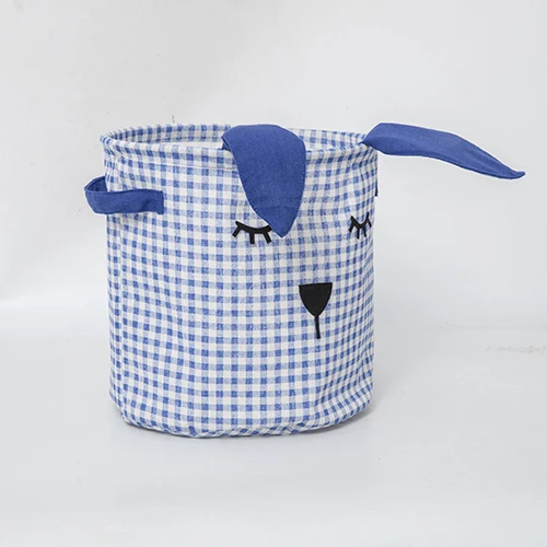 Wholesale Rabbit Ear Seersucker Easter Baskets Easter Bunny Bags Easter Egg Hunt Basket For Kids