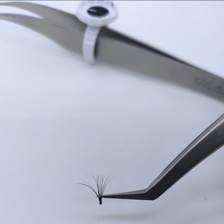 Blooming Eyelash Glue Ring Easy Fan Adhesive Cup Eyelashes Glue Holder Rings