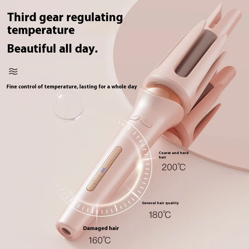 Moehair NEW Rotating Curling Iron Automatic Barrel Curling Iron Fast Heating Auto Hair Curler Wand Automatic Hair Curling Iron