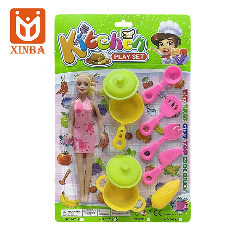 Специальный подарок, игрушка для раннего развития, ролевые игры, веселая кухонная игрушка, ролевая игра, Кулинария для приготовления пищи, набор игрушек с куклой-Барби