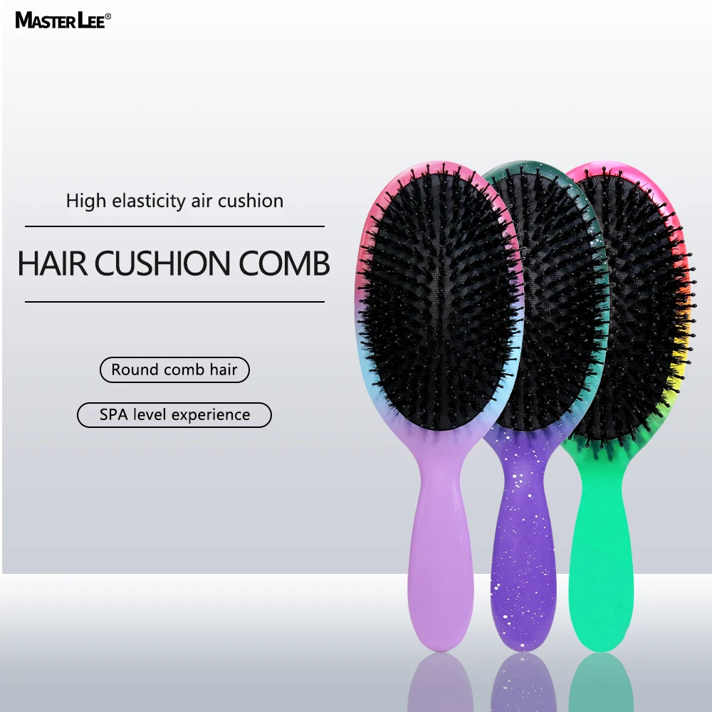 Mysterious Universe Boar Bristle detangling hair brush Comfortable Luxury Hair Brush with Paper Box or Fabric Pouch