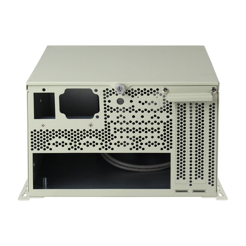 Rts Tp2143 Mini Itx Pc Industrial 2 Full-Height Pci Slots Wall Mount Server Case Box Hdd Bay Psu Chassis Flex 1U Psu