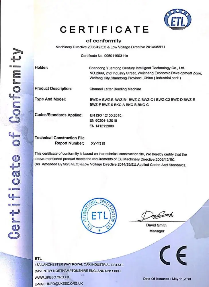 BYT CNC channel letter bending slotting notching machine