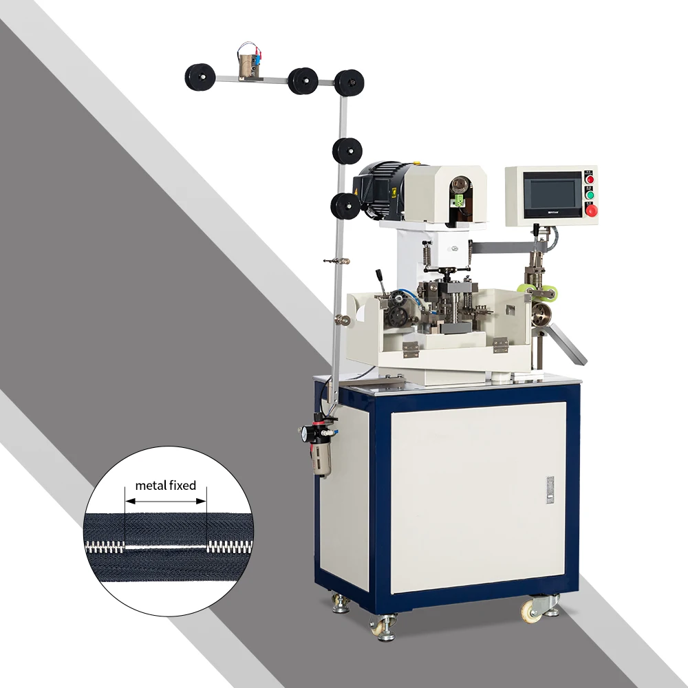 Fully Automatic Remove Tooth Setting Machine Touch Screen CNC Gapping Zipper Machine Suitable For Nylon Plastic Metal Zipper