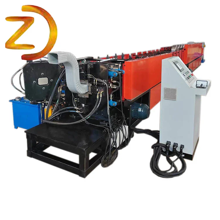 China aluminum rain seamless gutter downspout making machine for sale