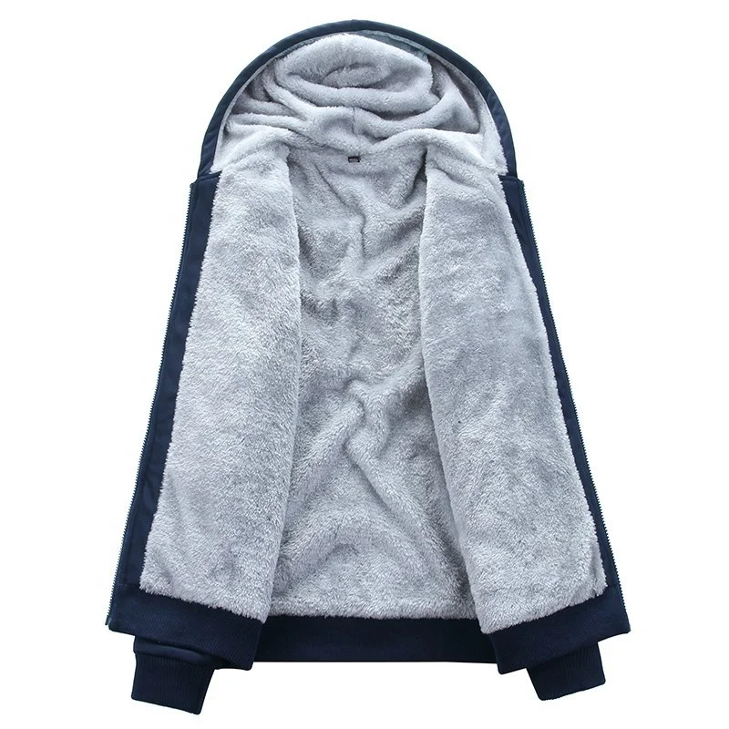 Wholesale 2023 thicken plus velvet with Soft Nap Track Suit to Keep Warm Portable Track Suit for Men Zippered Jogging Suit