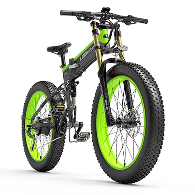 EU UK Warehouse Hot Sale CE ebike 26inch Fat Tire 17.5AH Electric Mountain Bike 1000W Motor 48V Foldable electric bicycle