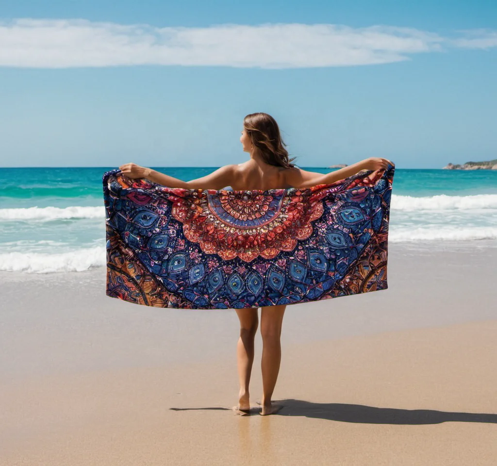 Eastsunshine Free Design Custom Beach towel With Logo Custom Print Fast Shipping Summer Large Beach Towel recycled Microfiber