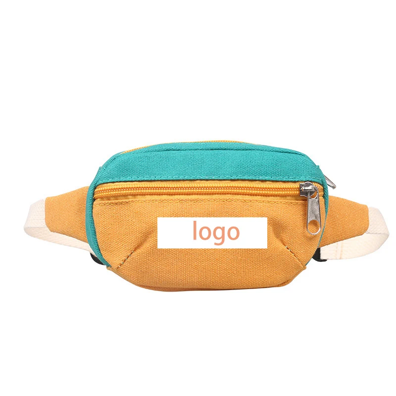 Fashion kids fanny pack cute custom logo children daily life waist bum bag