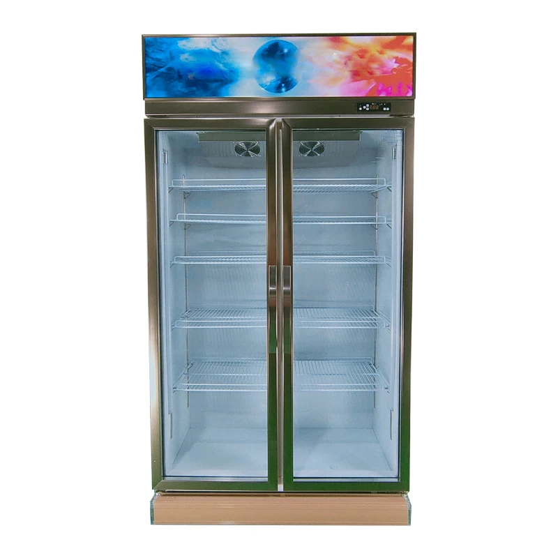 Upright Freezers Mini Drink Cola Glass Door Chiller Refrigerator Beverage Coca Display Cooler Cola Fridge Price