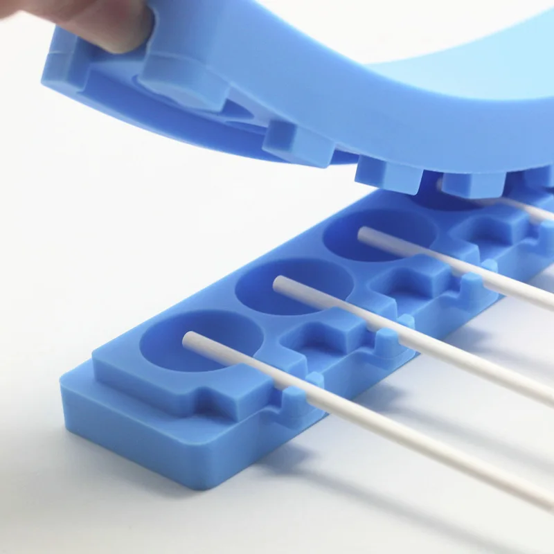 Saffron High Quality Silicone Sphere Hard Candy Sucker Molds cosmo galaxy lollipop candy Round silicon mold for lollipop thick