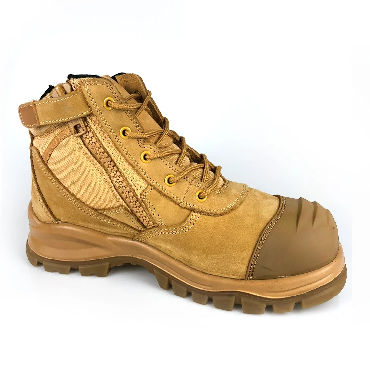 
Australia Steel Toe Cap Top Layer Nubuck Leather Shoes Safety Boots 